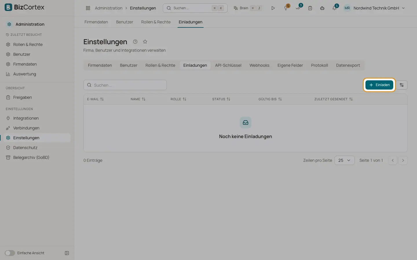 Einladungen