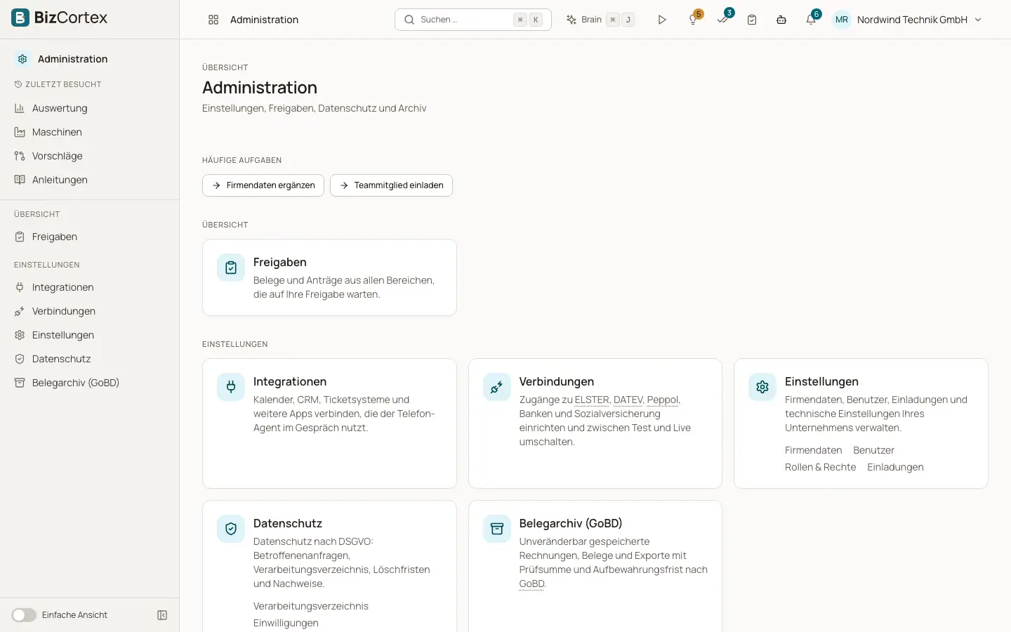 Die App Administration