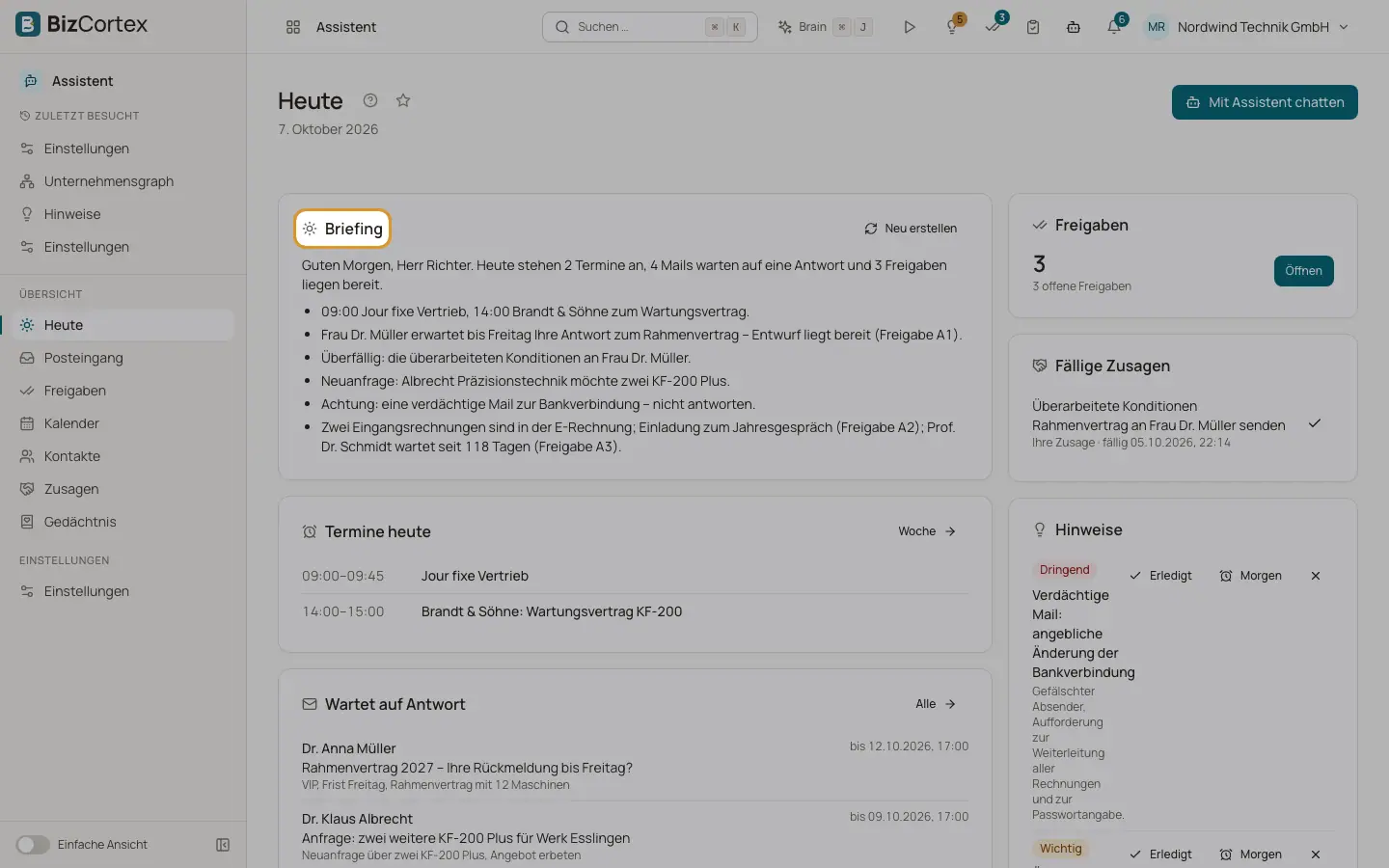 Heute und das Morgenbriefing