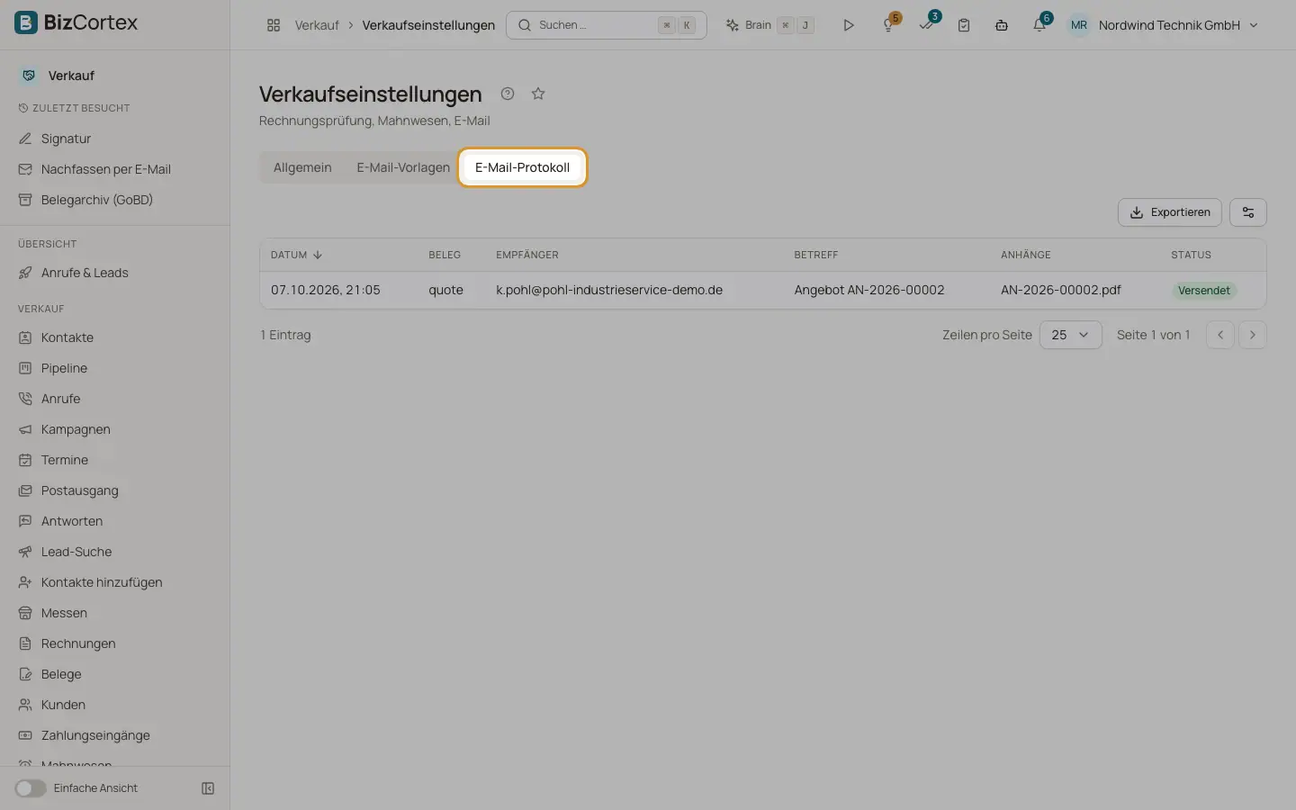 EMail Protokoll