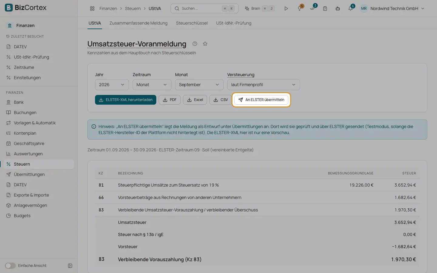 ELSTER: deutsche Steuererklärungen senden