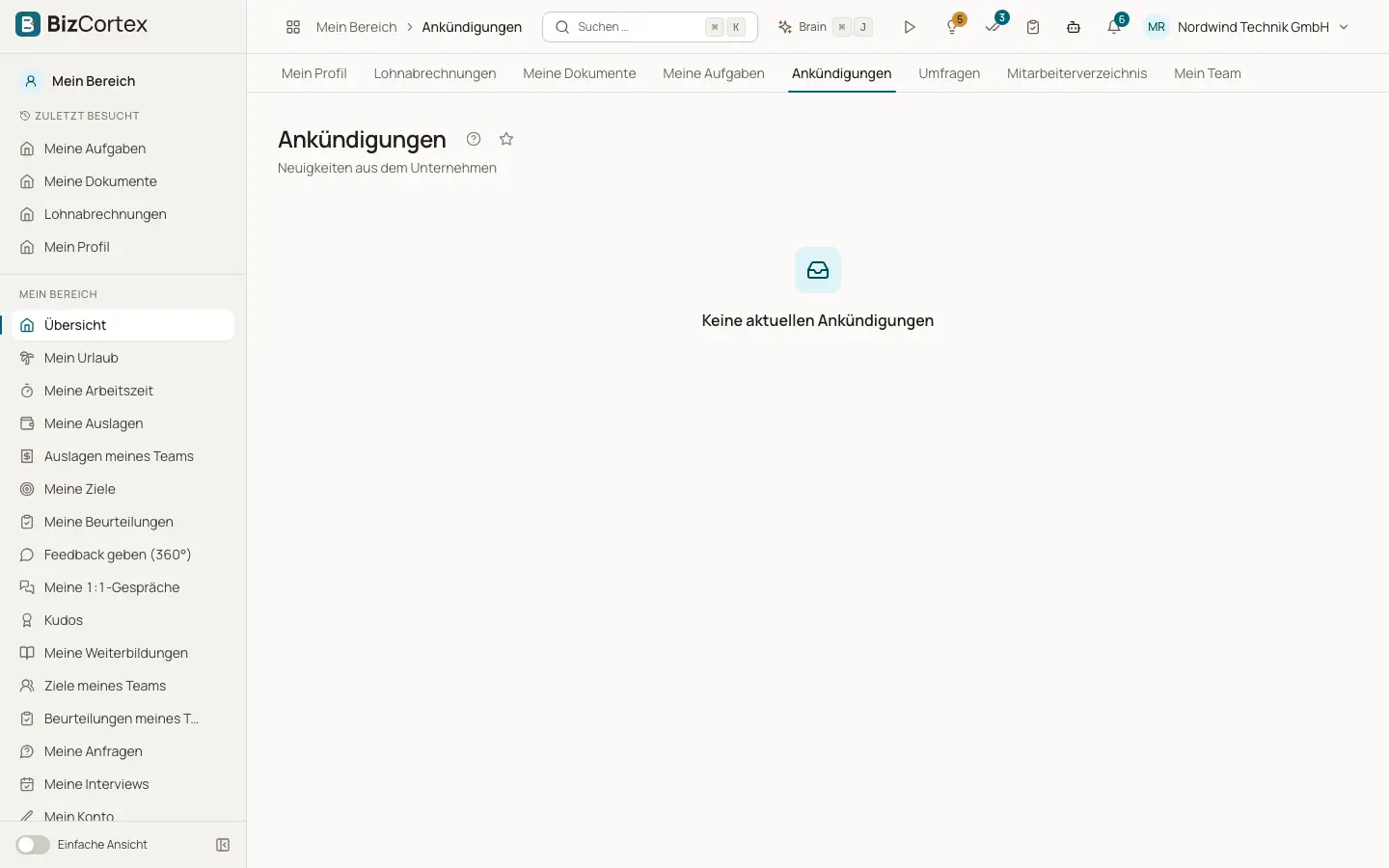 Ankündigungen