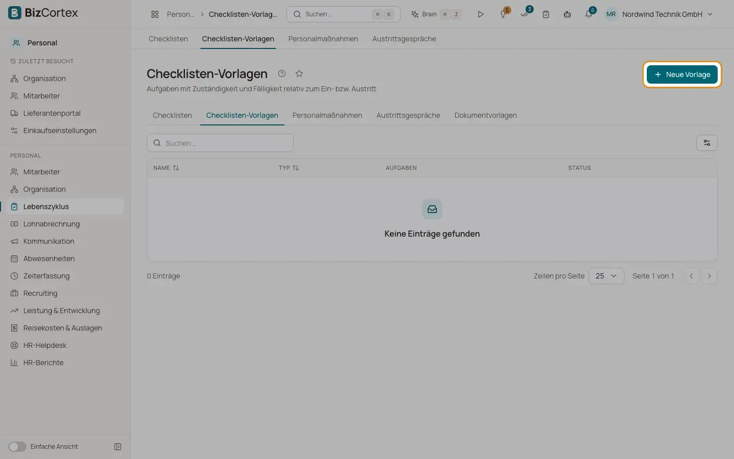 Checklisten für Onboarding und Offboarding