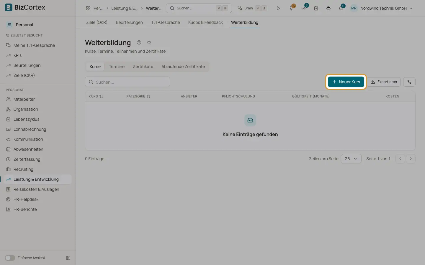 Weiterbildung und Zertifikate