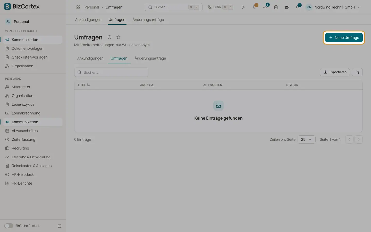 Mitarbeiterumfragen