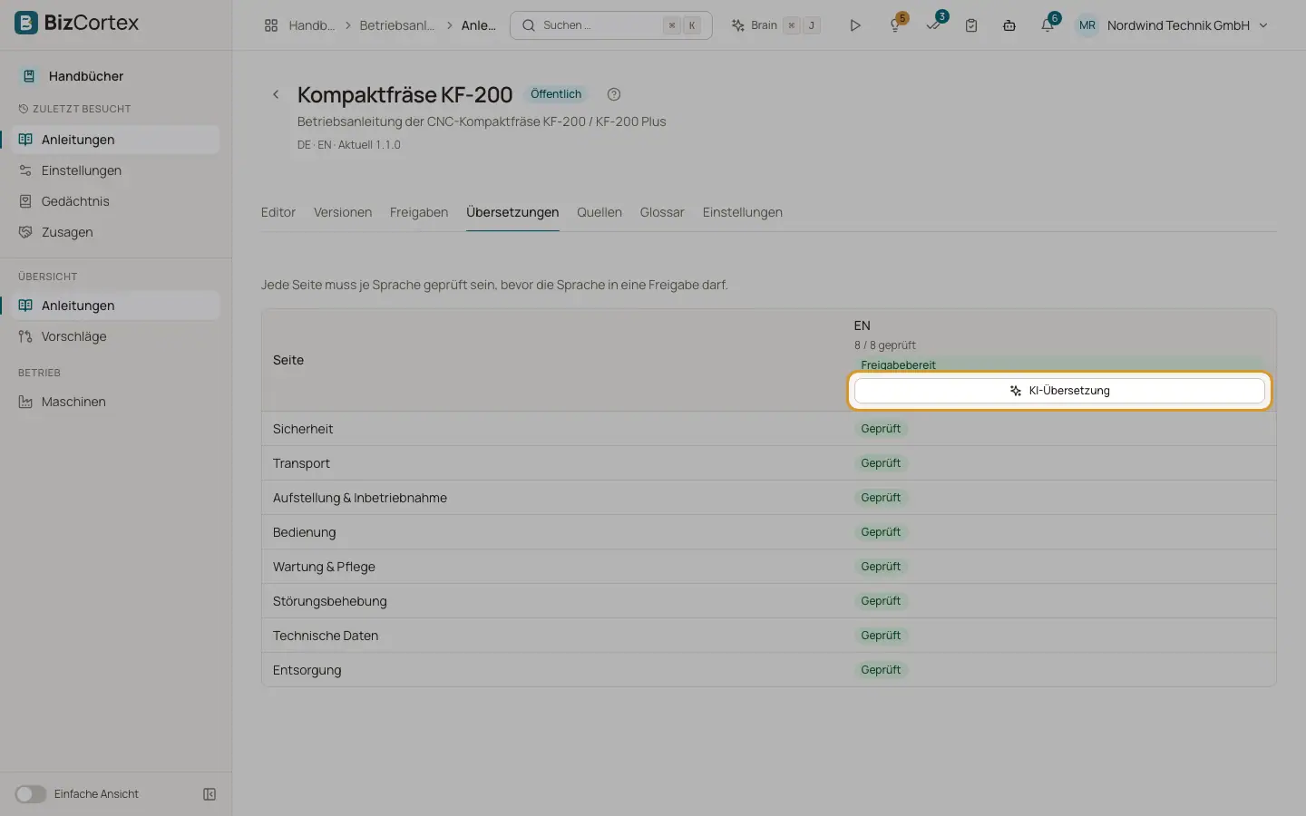 Reiter Übersetzungen: KI Übersetzung und Prüfung