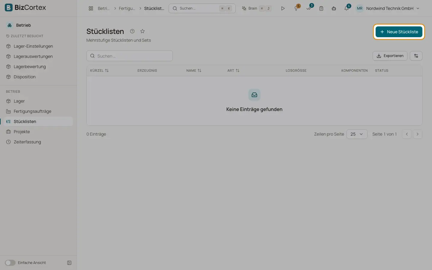 Stücklisten