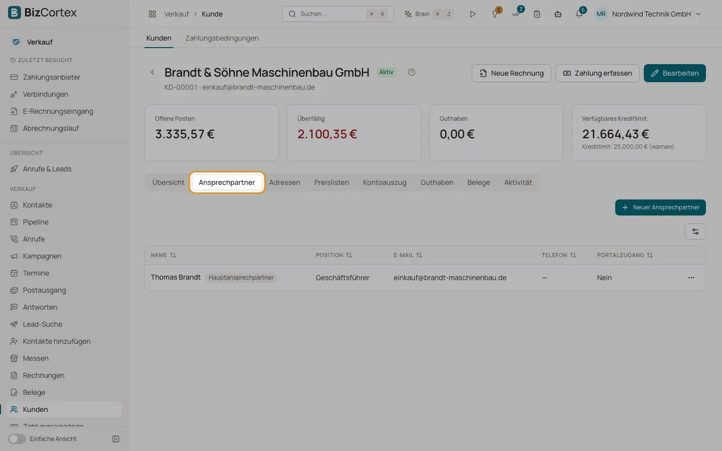 Kundenportal: Zugang geben