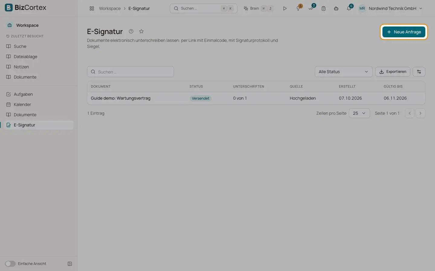 Elektronische Signatur: Überblick und Liste