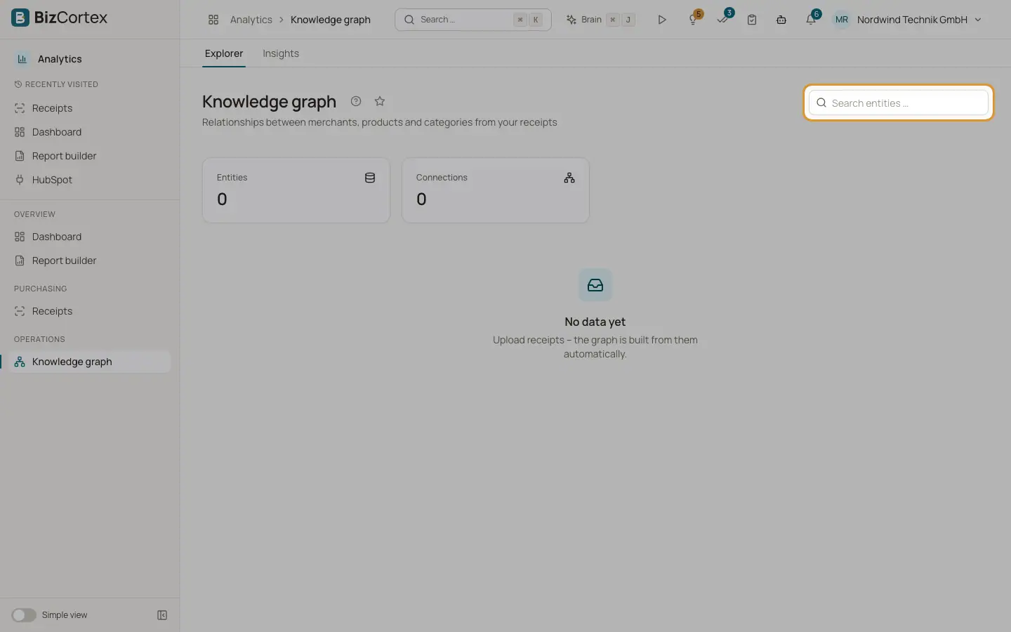 Explorador del grafo de conocimiento