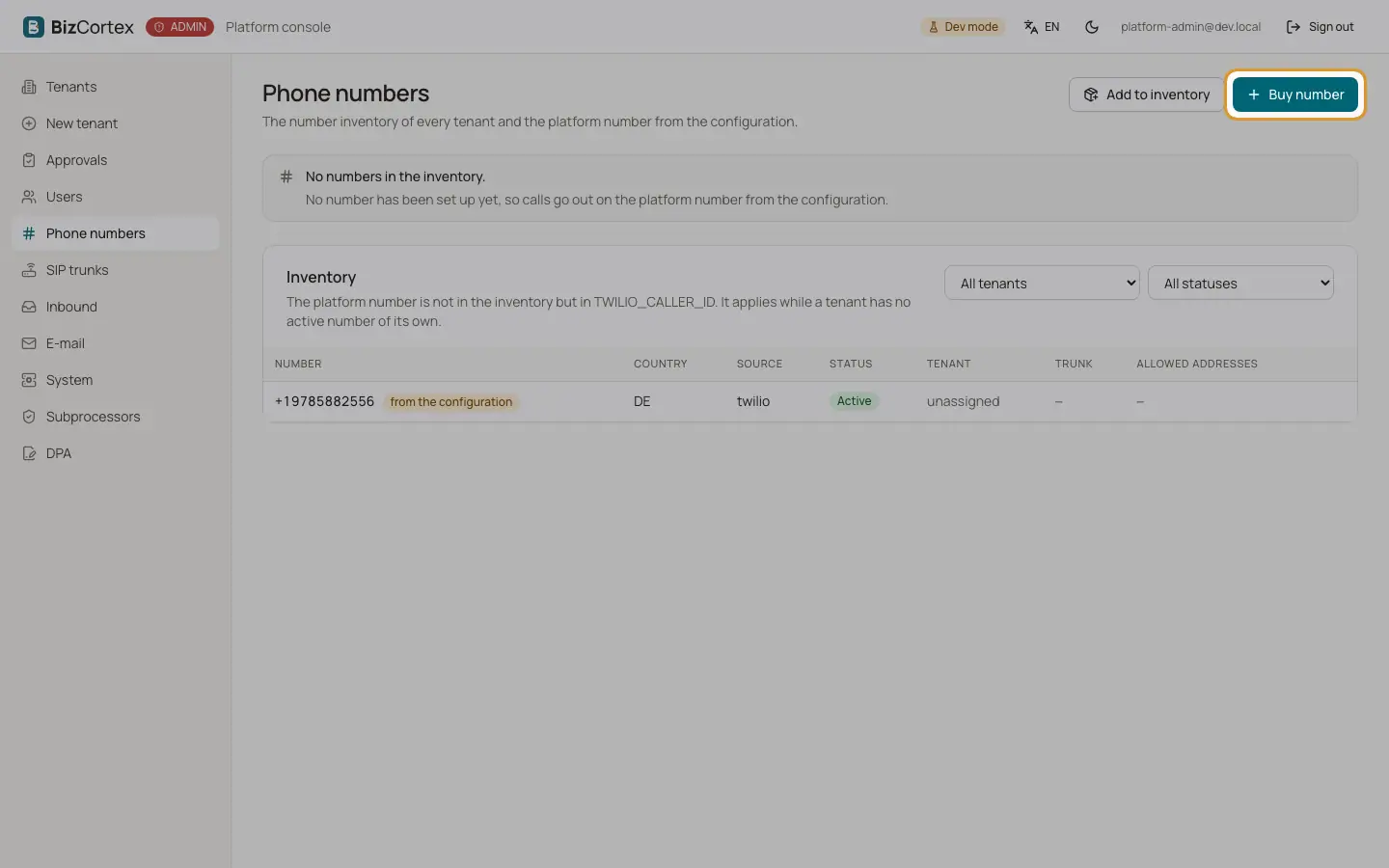 Telefonnummer
