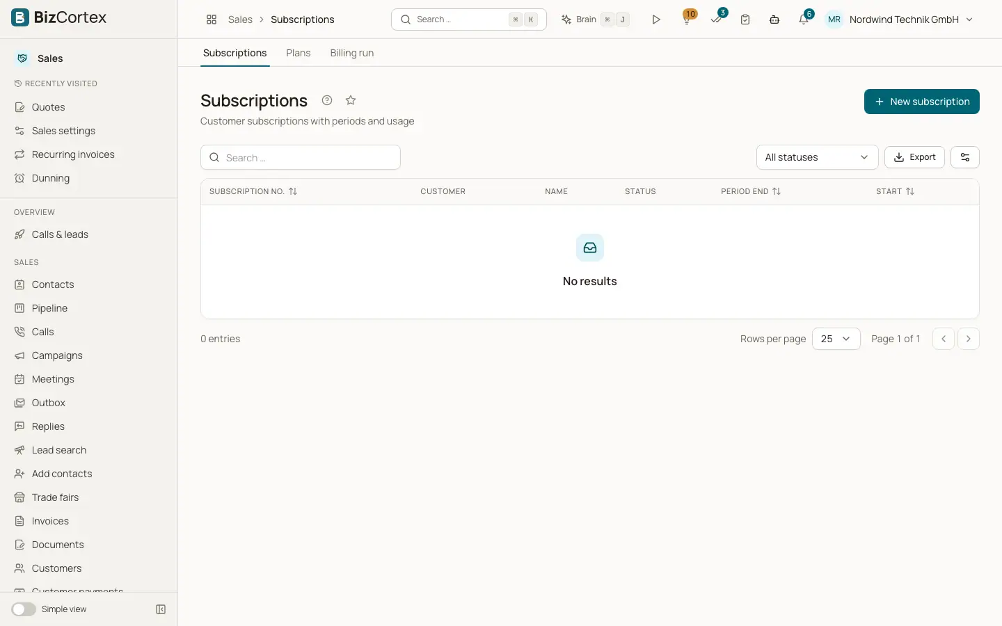 Abonnementer og forbrugsbaseret fakturering