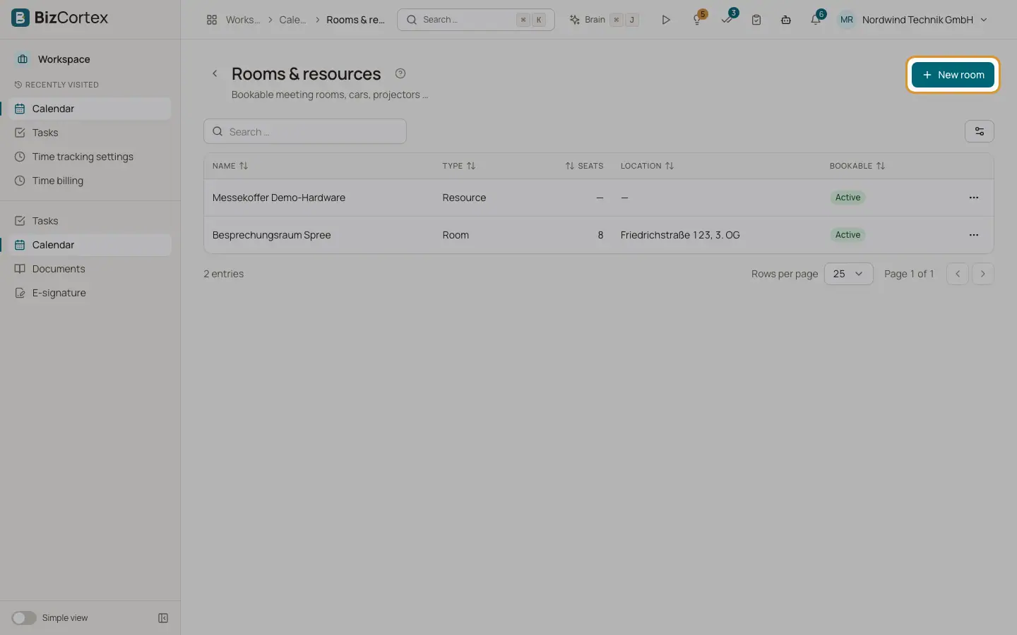 Agenda : salles, ressources et recherche de créneau